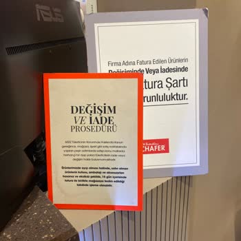 Defolu Ürün Ve İade Sorunu: Schafer Hayal Kırıklığı