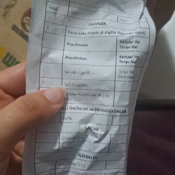 Eksik Ürün Ve Yanlış Malzeme Seçimiyle Gelen Sipariş Hayal Kırıklığı Yarattı