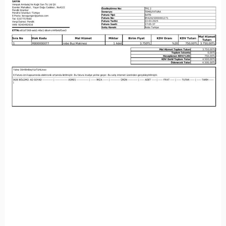 Buz Makinesi Teslim Edilmedi, İletişim Kurulamıyor