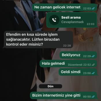 Sürekli Kesilen İnternet Ve Ulaşılmaz Müşteri Hizmetleri