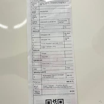 Eksik Ve Soğuk Gelen Siparişe Çözüm Bulunamadı