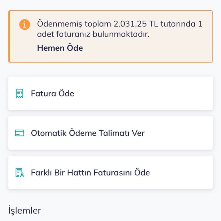 Fatura Sorunları Ve İletişim Eksikliği