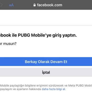 PUBG Hesabına Giriş Sorunu