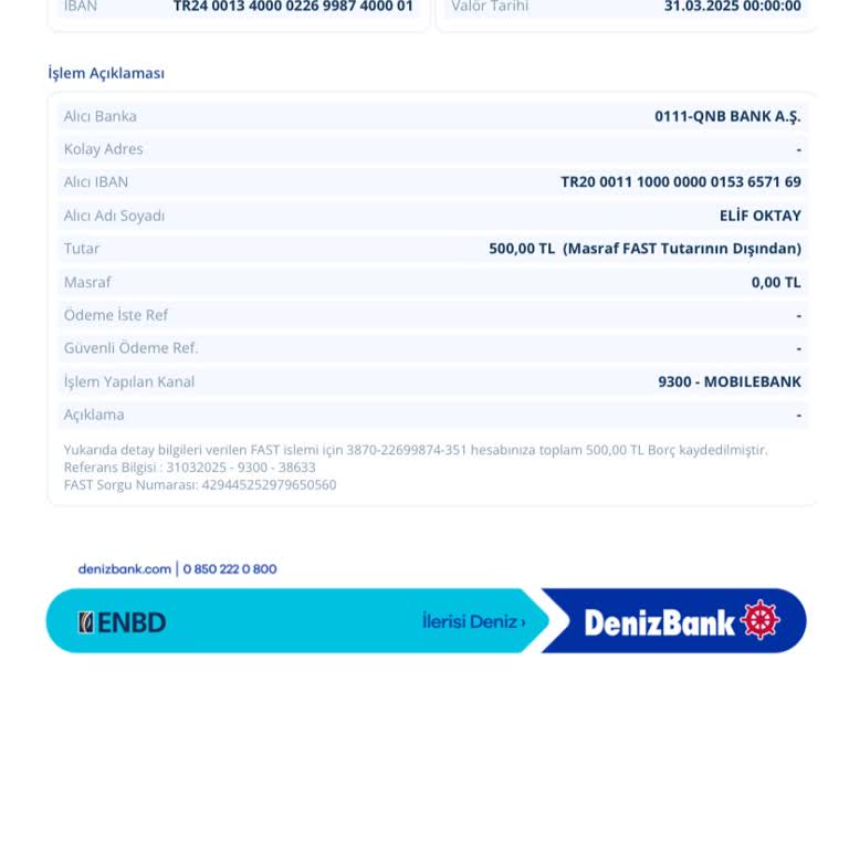 Yanlış IBAN İle Gönderilen Para Sorunu
