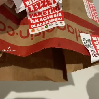 Burger King Siparişim Kötü Bir Şekilde Geldi