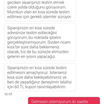 Yemek Sepeti'nde Teslimat Sorunu Ve İade Mağduriyeti