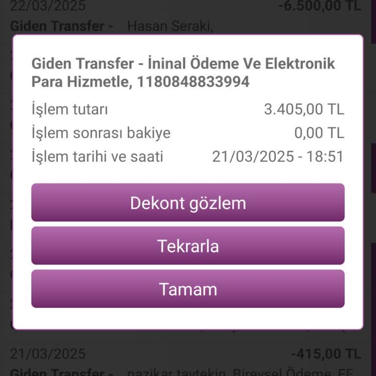 İninal Kartta Kaybolan Para
