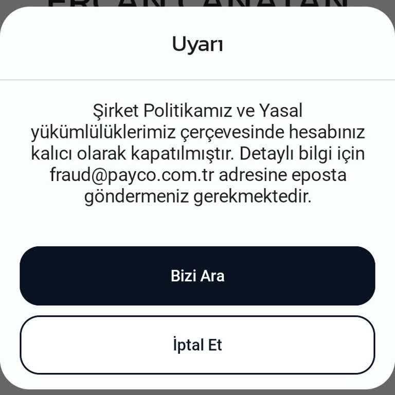 Hesap Kapatma Sonrası Yatırım İadesi Talebi