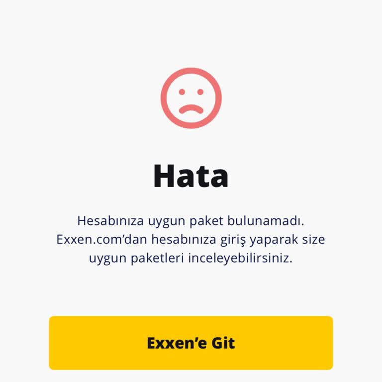 Exxen Abonelik İptali İçin Sürekli Hata Alıyorum