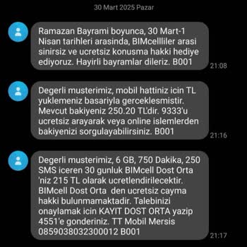 Bimcell Paket Yükleme Sorunu: Mağduriyetimin Giderilmesini İstiyorum