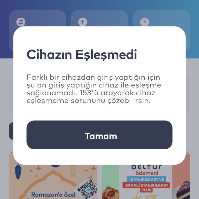 Dijital Kart Uygulamasında Cihaz Eşleşme Sorunu: Acil Yardım Talebi