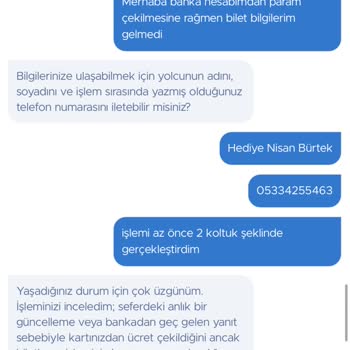 Obilet'te İade Sorunu Ve Müşteri Hizmetleri Ulaşım Zorluğu