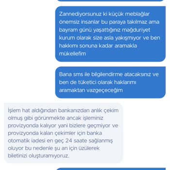 Obilet'te İade Sorunu Ve Müşteri Hizmetleri Ulaşım Zorluğu