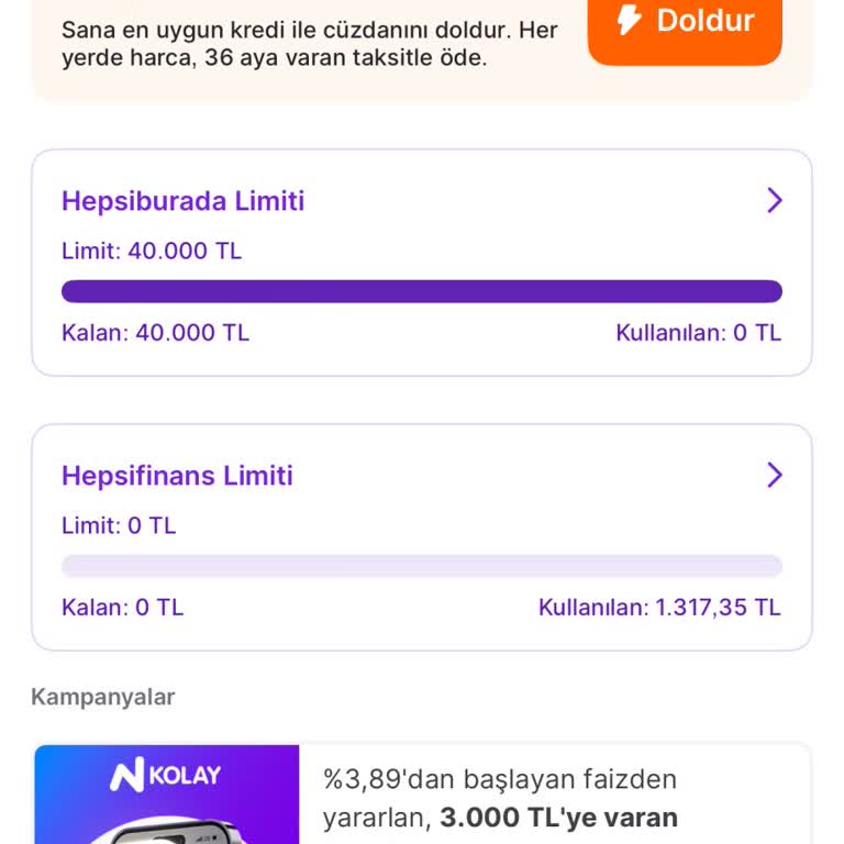 Hepsiburada Alışverişinde Taksit Sorunu