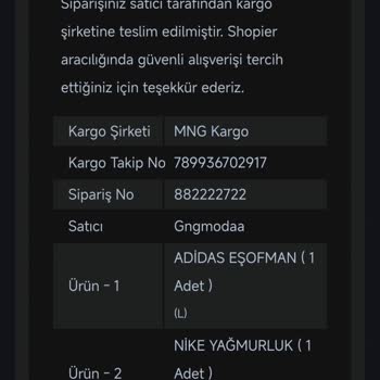 Yanlış Beden Gönderimi: L İstedim M Geldi