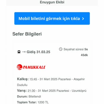 Bilet İptal Sürecinde Yaşanan Sorunlar