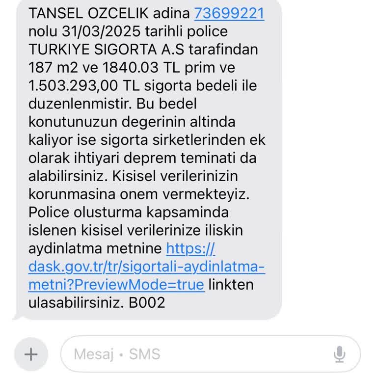 İzinsiz DASK Sigortası Ve Yetersiz Müşteri Hizmeti