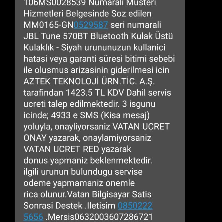 JBL Kulaklıkta Garanti Sorunu Ve Müşteri Hizmetleri Çıkmazı