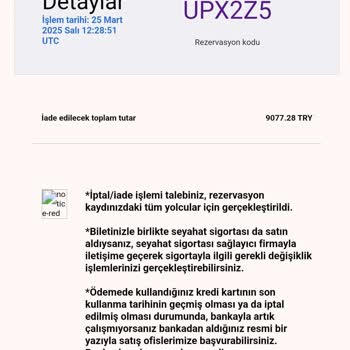 THY Bilet İadesinde Eksik Ödeme Sorunu