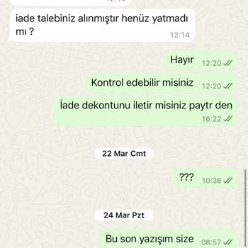 Aisha Club Ürün Teslimatı Ve İade Sorunu