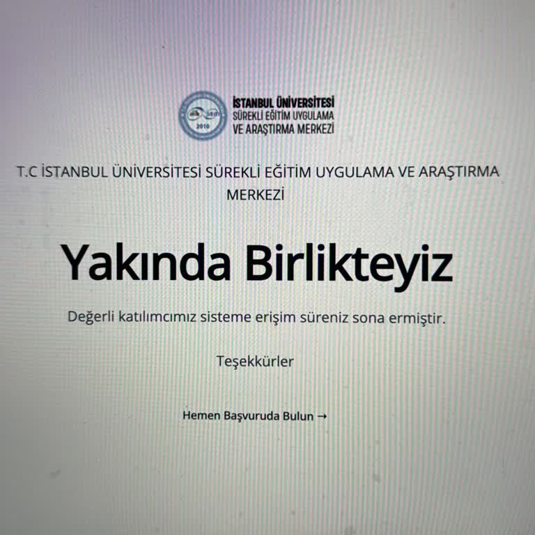 Dijital Pazarlama Sertifika Programında Erişim Engeli