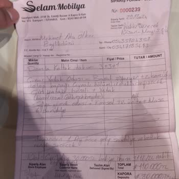 Hayal Kırıklığına Uğratan Mobilya Alışverişi: Güvenilirlik Sorunu Ve Mağduriyet Hikayesi