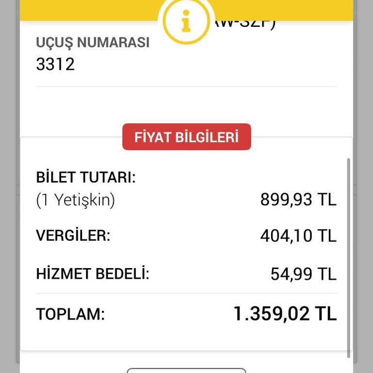 Obilet'ten İptal Edilen Uçak Bileti İçin Yetersiz İade