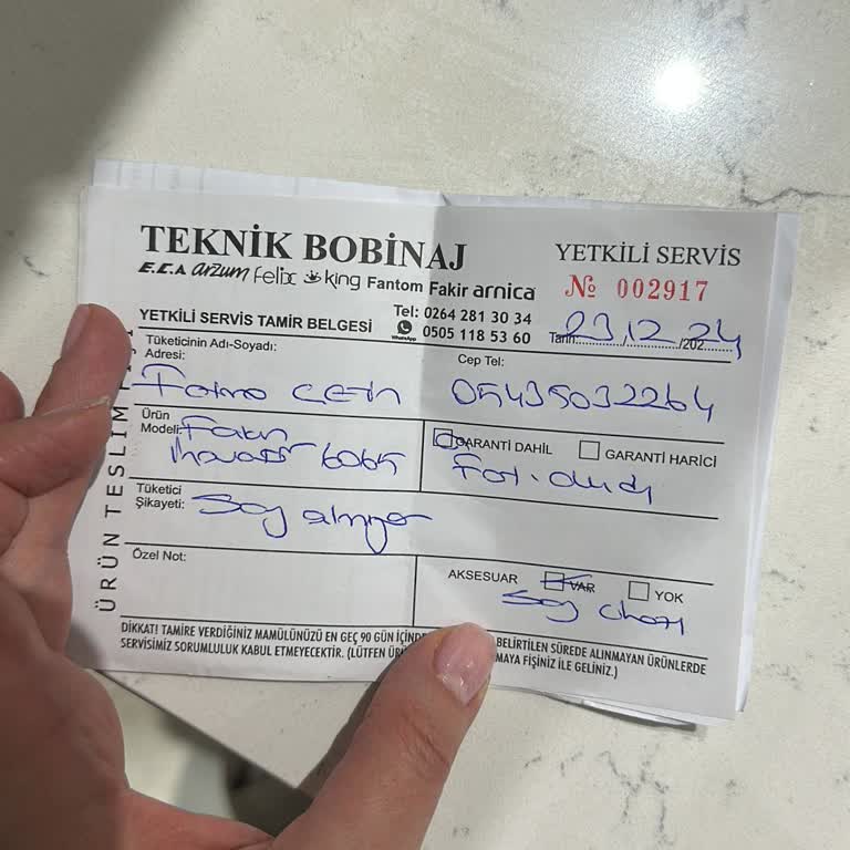 Fakir Dikey Süpürge Batarya Sorunu Ve Yetersiz Teknik Servis