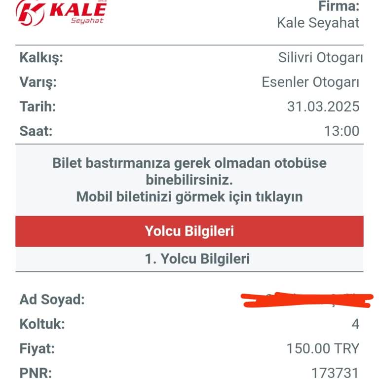 Kale Seyahat'te Koltuk Krizi Ve Kaba Davranışlar
