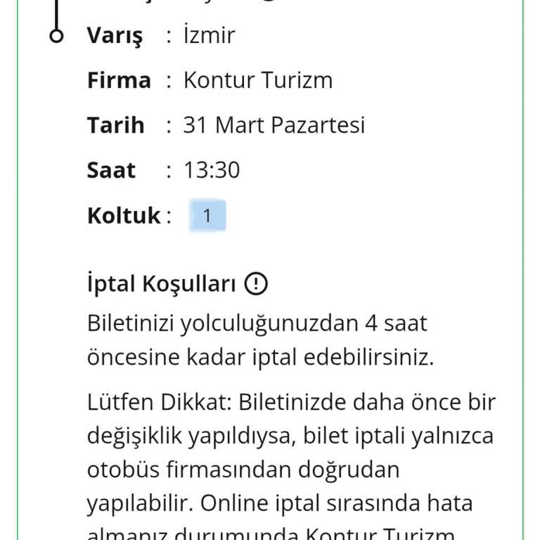 Kontur Turizm'de Bilet İptali Ve Mağduriyet