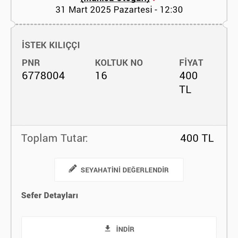 Yanlış Yön Bileti Ve Çözülmeyen Sorun