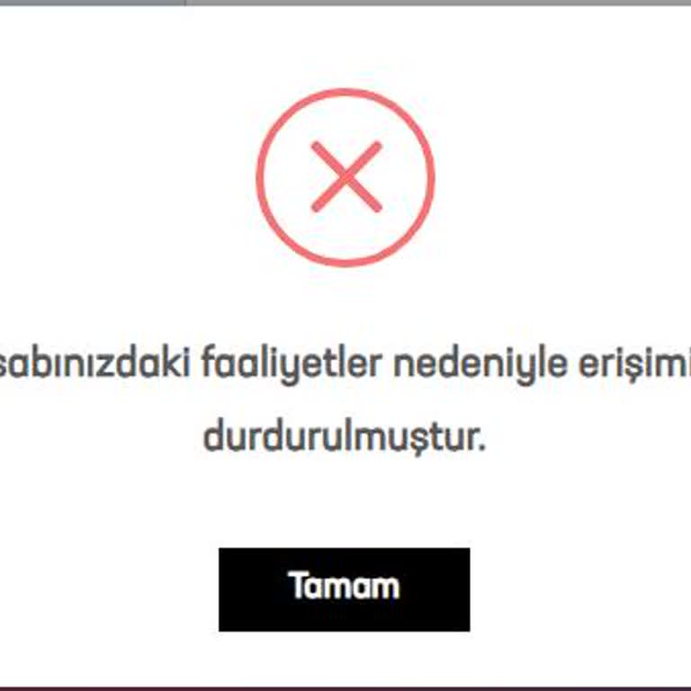 Passo Hesabım Güvenlik Nedeniyle Bloke Edildi!