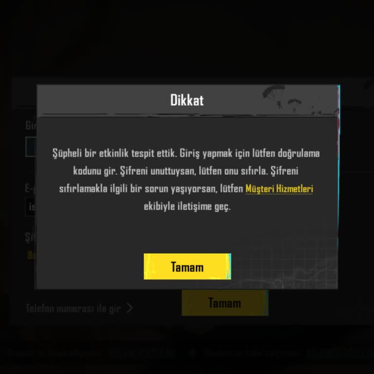 Yanlış Şifre Sorunu Ve Hesap Erişimi