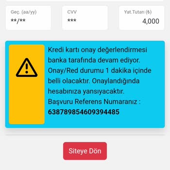 Kredi Kartı Yatırımında Parça Parça Çekim Sorunu