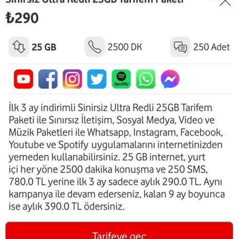 Vodafone'dan Adil Olmayan Tarife Ayrımcılığı