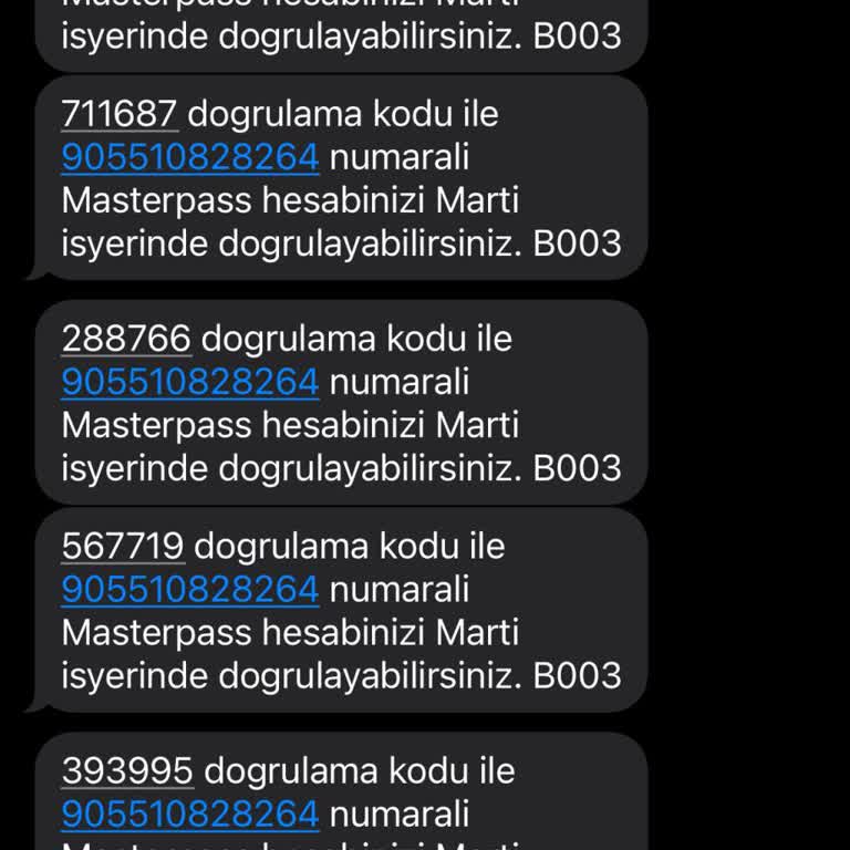 Sürekli Gelen Doğrulama Mesajları Sorunu
