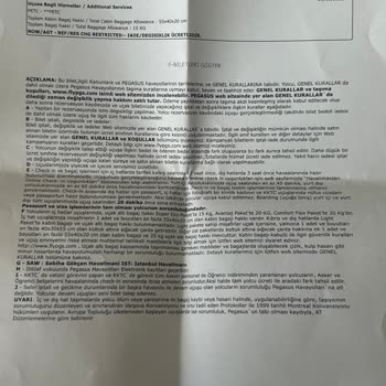 Pegasus Uçuşunda Hakaret Ve Haksız Ücretlendirme Mağduriyeti