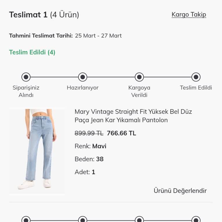 DeFacto Pantolon İlk Giymede Genişledi