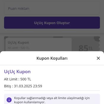 N11 Kullanılamayan Uçuş Puanları Ve Kupon Engeli!