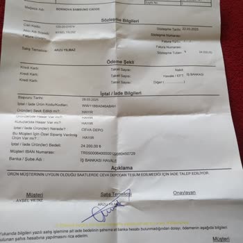 Teslimat Sorunu Ve Müşteri Hizmetleri Skandalı