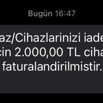 Yanlış Bilgilendirme Sonrası 2000 TL Fatura Şoku
