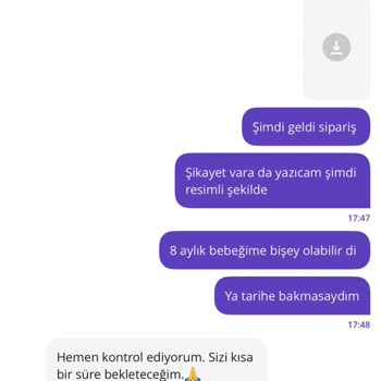 Yanlış Tarihli Ürünle Bebeğimin Sağlığı Tehlikede