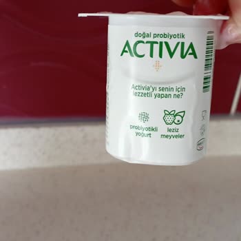 Danone Tikveşli Activia Yoğurdundan Plastik Parça Çıktı