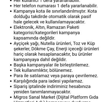 Migros Kampanyasında Müşteri Mağduriyeti