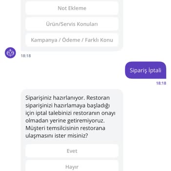 Getir Yemek'te İptal Çilesi Ve Müşteri Hizmetleri Sorunu