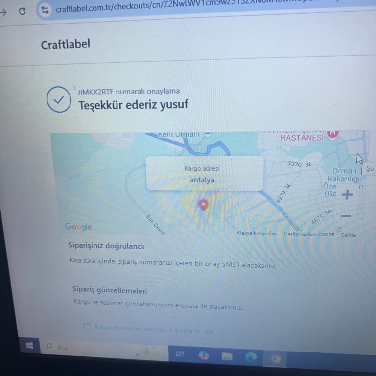 Craftlabel'den Alınan Tişörtün Değişim Süreci Sorunu