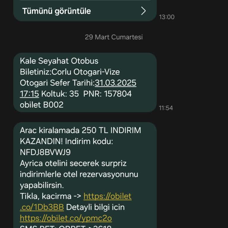 Kale Seyahat Ve Obilet'in İlgisizliği: Mağduriyet Ve İade Sorunu