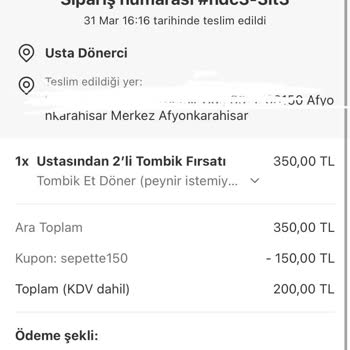 Usta Dönerci'de Sos Krizi