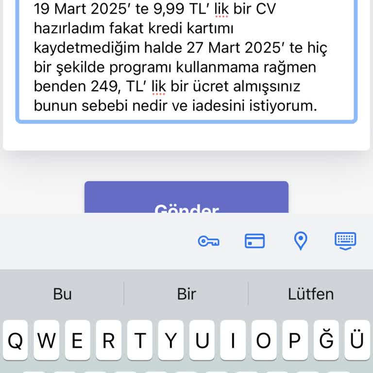 CV Maker Üzerinden Habersiz Kart Çekimi Sorunu