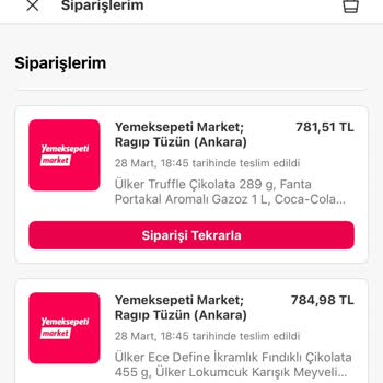 Yanlış Teslimat Ve İade Sorunu: Yemeksepeti Market'te Çifte Sipariş Karmaşası